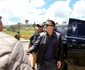 Mașina președintelui Ecuadorului, Daniel Noboa, a fost atacată de protestatari FOTO: X