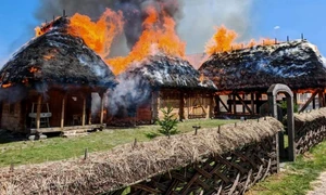 Incendiu de proporții la Casa Muzeu din Cizer, județul Sălaj (© Ministerul Culturii)
