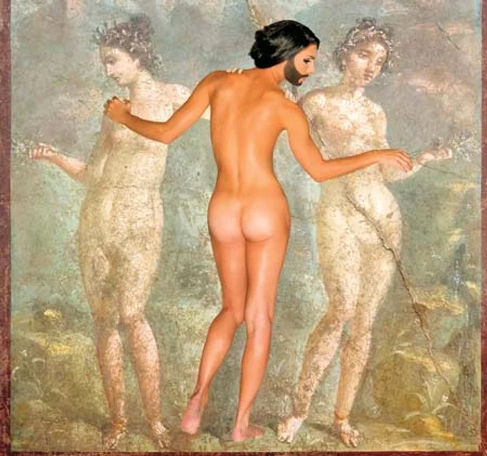 Conchita Wurst a realizat această şedinţă foto înainte de a reprezenta Austria la Eurovision (FOTO: HEPTA)