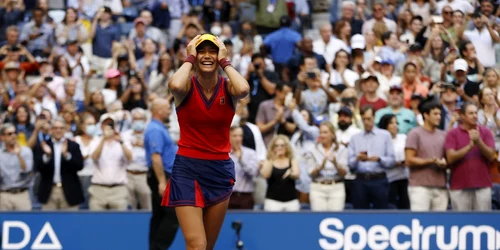 Emma Răducanu - câştigătoare US Open - 11 sep 2021 / FOTO EPA-EFE