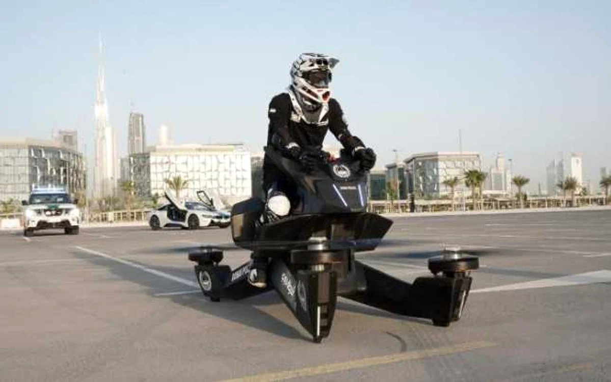 Motociclete zburatoare pentru Politia din Dubai FOTO CNN