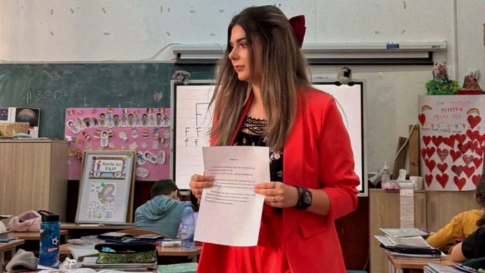 Alexia Șerban a obținut cea mai mare notă din București la Definitivat / foto: Digi24