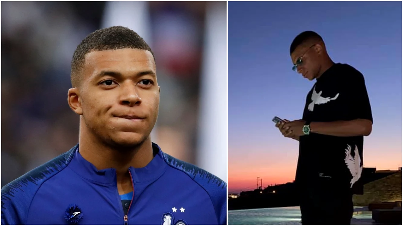 Fața nevăzută a lui Mbappe! Foto: colaj Facebook