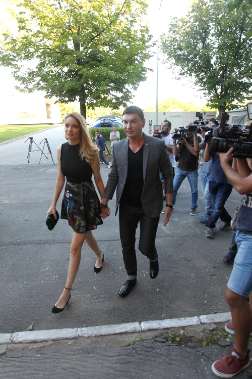 Borcea, alături de actuala soție, Valentina Pelinel