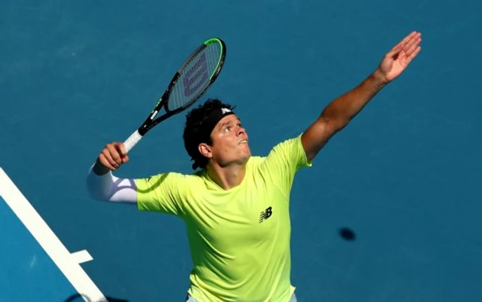 Milos Raonic, a doua prezenţă consecutivă în sferturile primului turneu de Mare Şlem al anului. Foto: Australian Open via Twitter