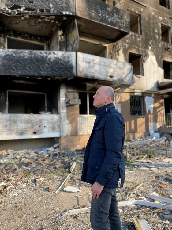 Alexandru Muraru în Ucraina FOTO Facebook