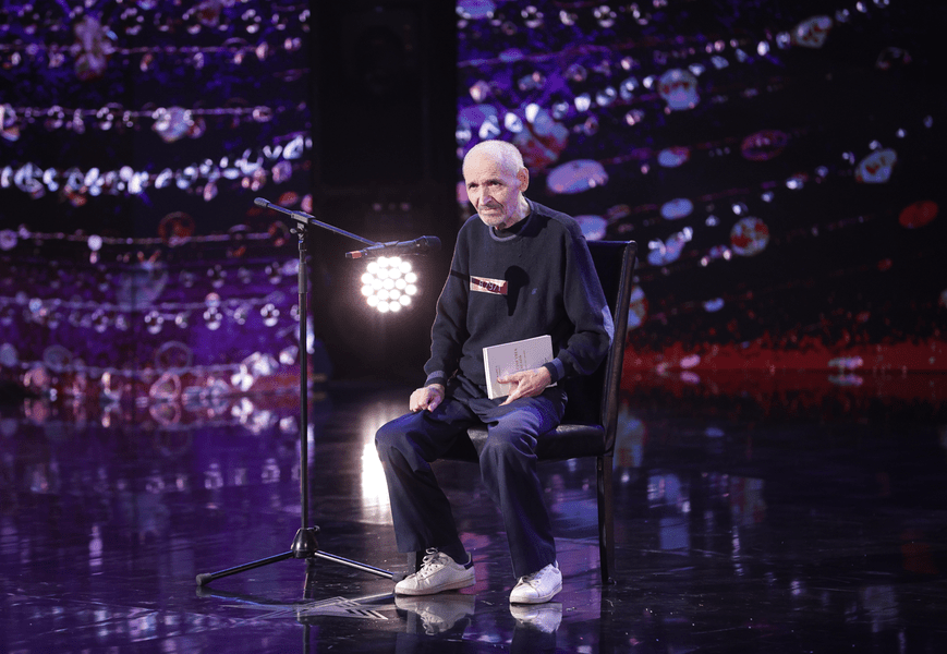 „Românii au talent“. Un bătrânel de 87 de ani, care a avut 900 de iubite, a recitat scrisori de dragoste VIDEO