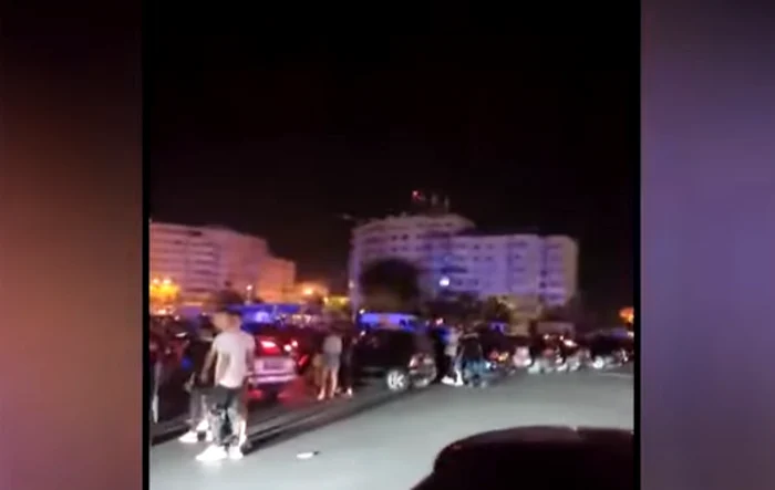 Conflictul a degenerat într-o bătaie. FOTO captură Observator