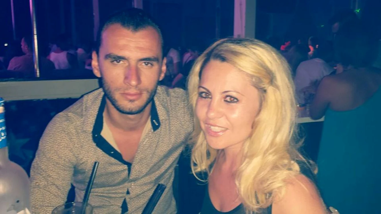 Ancuţa Berinţan, alături de soţul său, albanezul Curri Nikolin FOTO:Facebook