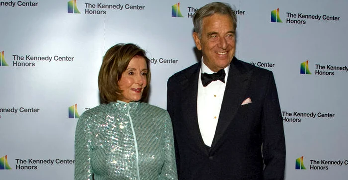 Nancy Pelosi și soțul său, Paul Foto EPA EFE (arhivă)