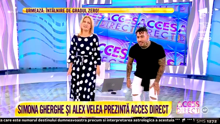 Adina Buzatu a fost cea care s-a asigurat că prima apariţie lui Alex va fi una impecabilă Foto:Arhivă personală