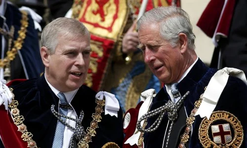 Printul Charles si Printul Andrew (sursa Foto AFP)