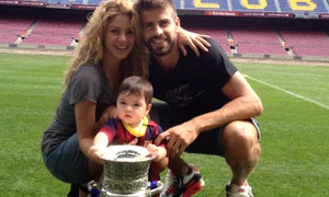 Shakira, Pique şi Milan jpeg