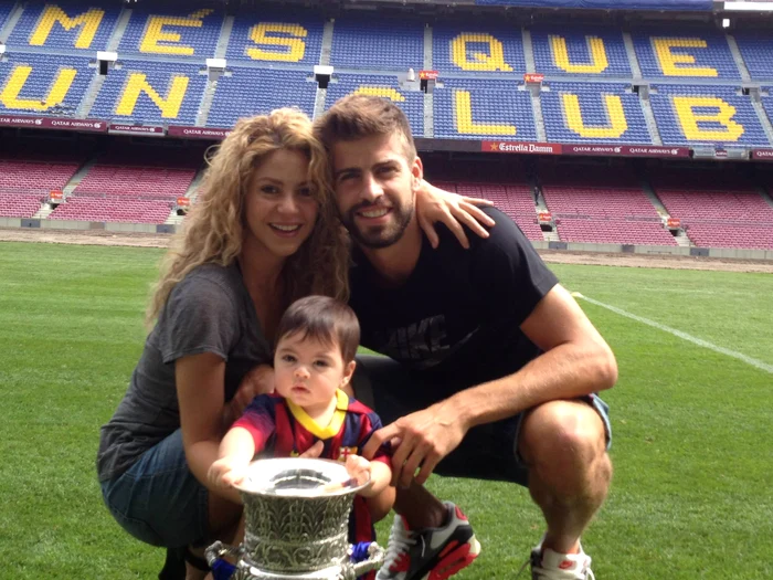 Shakira, Pique şi Milan
