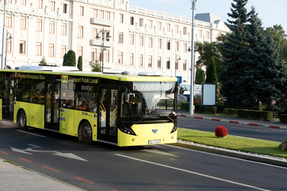 Transportul public local din municipiul Sibiu Foto Facebook Tursib