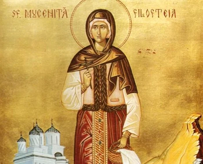 Sfânta Filofteia este sărbătorită în 7 decembrieFoto: doxologia.ro