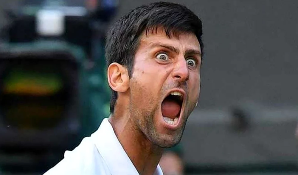 Novak Djokovici, studiat de rivali