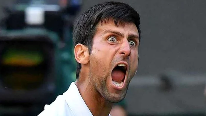 Novak Djokovici a făcut criză de nervi la prima finală din 2023. Foto EPA EFE