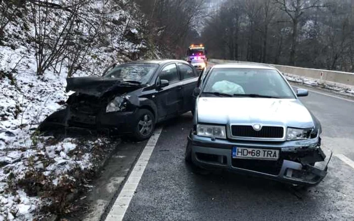 Trei autoturisme au fost implicate în accident