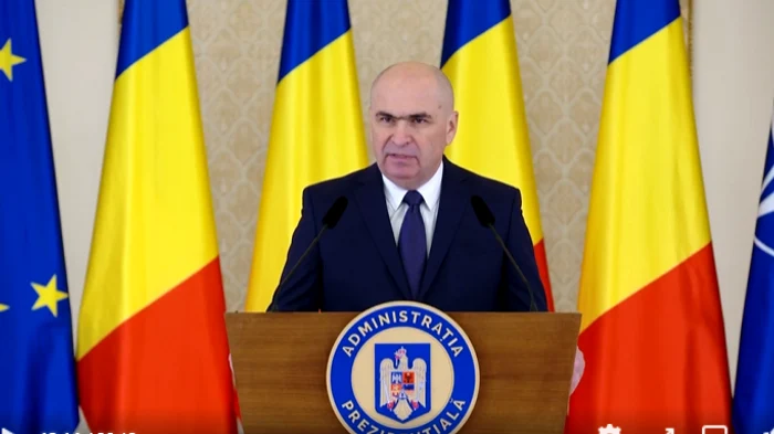 Ilie Bolojan. FOTO Captură video Administrația Prezidențială