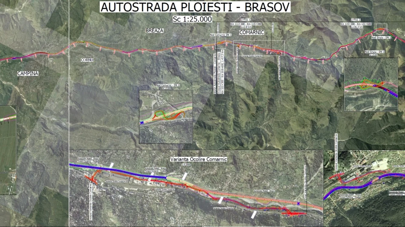 Autostrada Ploiesti-Brasov FOTO Facebook / Cătălin Drulă