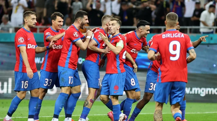 FCSB s-a calificat în faza principală din Europa League. Foto Facebook FCSB