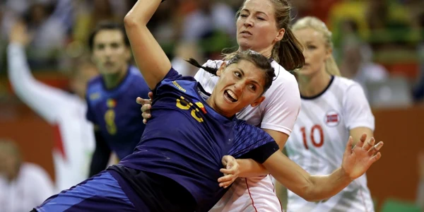 România - Norvegia handbal la Rio 2016 FOTO AP