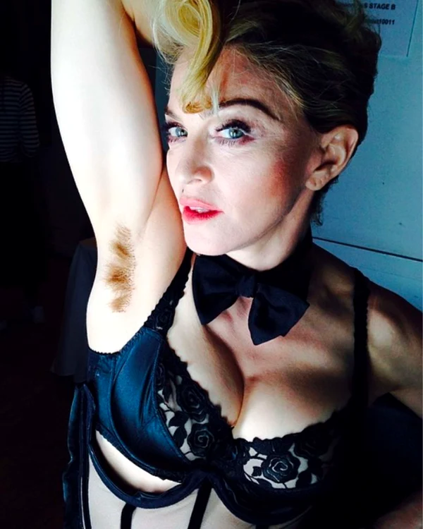 Madonna a mărturisit că preferă să nu se epileze (Foto: Instagram)