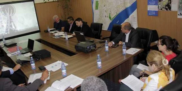 Imagine de la întâlnirea de la Primăria Galaţi FOTO PMG