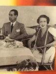 Regele Carol al II-lea și Elena Lupescu în exil, în anul 1947 