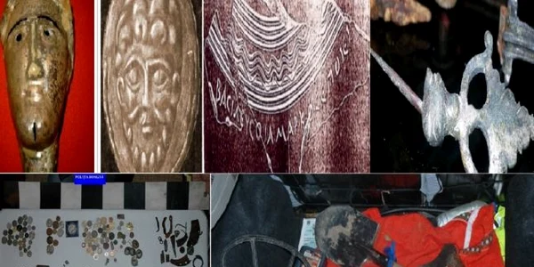 Buridava Dacică din Ocnele Mari - Vâlcea - de la marile descoperiri la furturile din sit şi căutătorii de comori Foto colaj