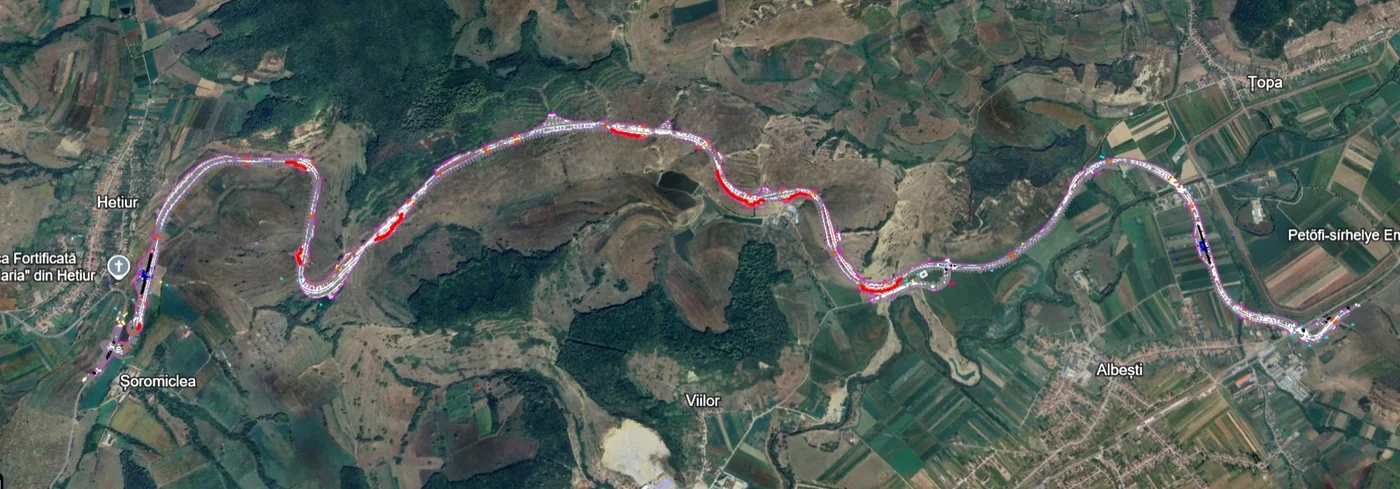 Centura ocolitoare a Sighişoarei urmează să aibă peste 13 kilometri. FOTO: DRDP Braşov