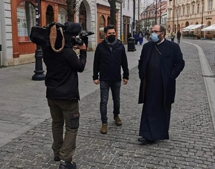 Alex Dima a stat pentru câteva zile alături de părintele Constantin Necula