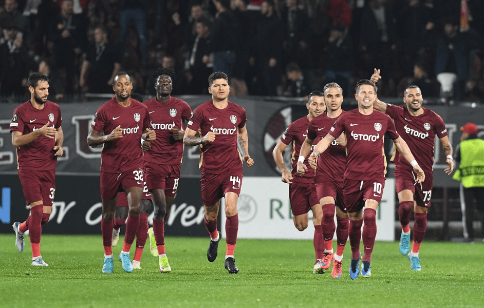 CFR Cluj învinge fără emoții Chindia și rămâne la patru puncte în spatele liderului, în Superligă