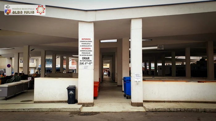 Piaţa agroalimentară administrată de Primăria Alba Iulia