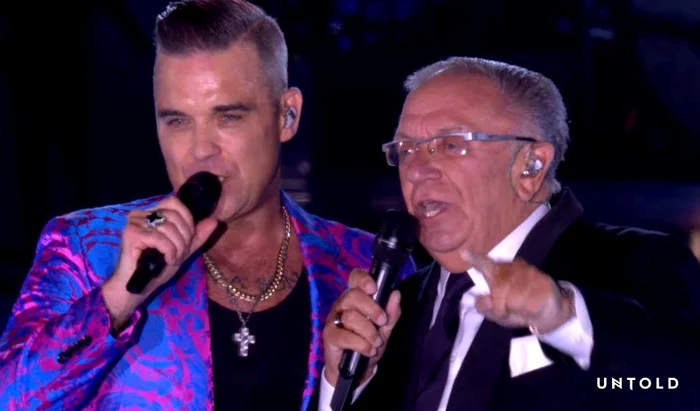 Robbie Williams a cântat alături de tatăl lui pe scena de la ClujFoto: Captură YouTube