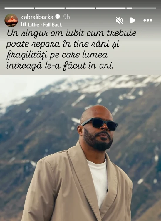 Cabral Ibacka. Foto: captură video Instagram