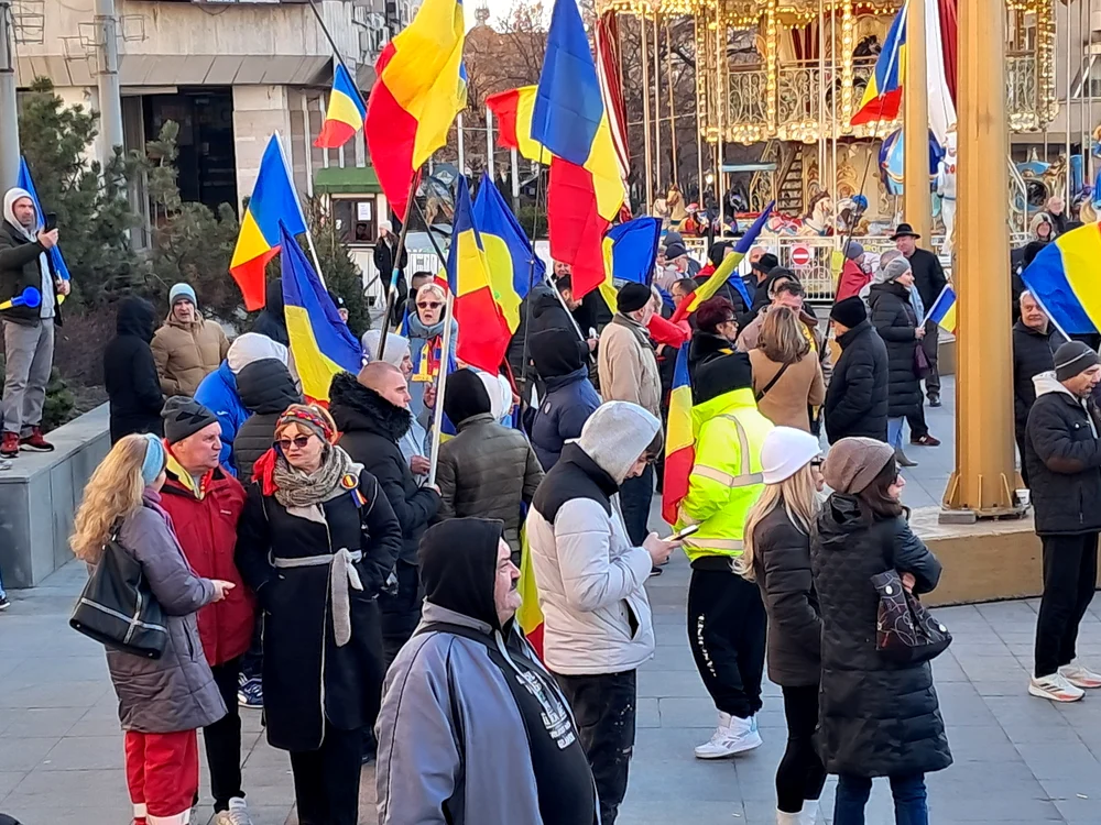 S-a protestat și la Craiova FOTO: Adevărul