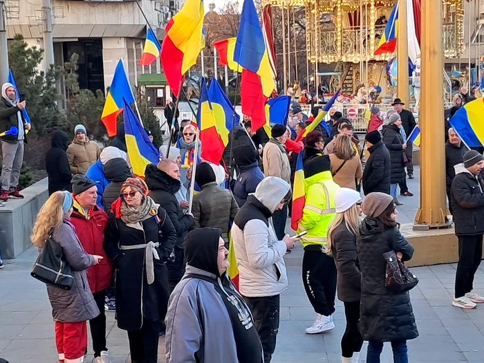S-a protestat și la Craiova FOTO: Adevărul