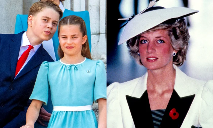 Prințesa Diana, Prințesa Charlotte și Prințul George  foto   Profimedia jpg