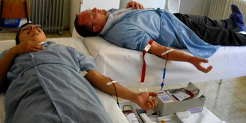 Neamţ: Fruntaşii comunei Văleni, voluntari la donat sânge
