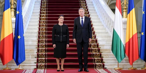 Președintele Ungariei, primit de Klaus Iohannis FOTO: Administrație Prezidențială