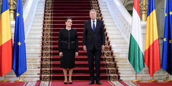 Președintele Ungariei, primit de Klaus Iohannis FOTO: Administrație Prezidențială