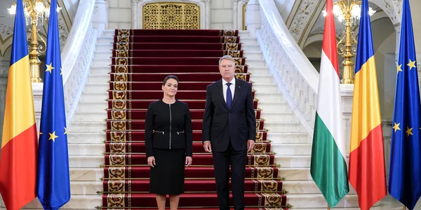 Președintele Ungariei, primit de Klaus Iohannis FOTO: Administrație Prezidențială