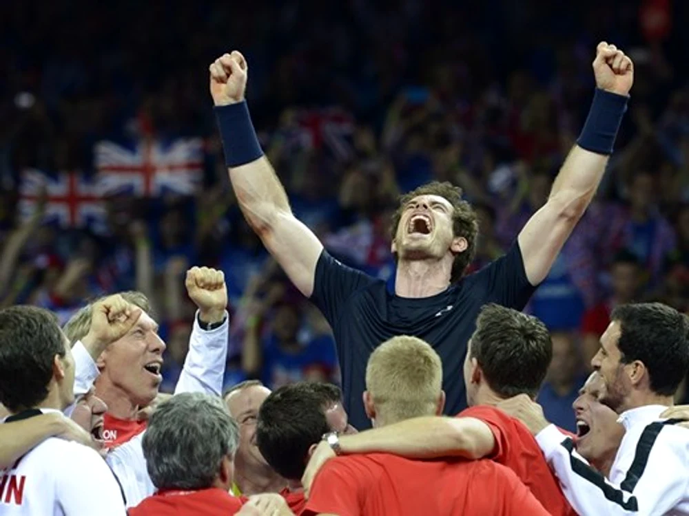 
    Andy Murray şi colegii săi au scris istorie pentru Marea Britanie  