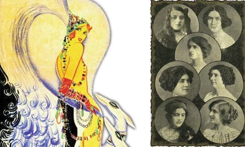 Întâiul concurs de frumusețe din București jpeg