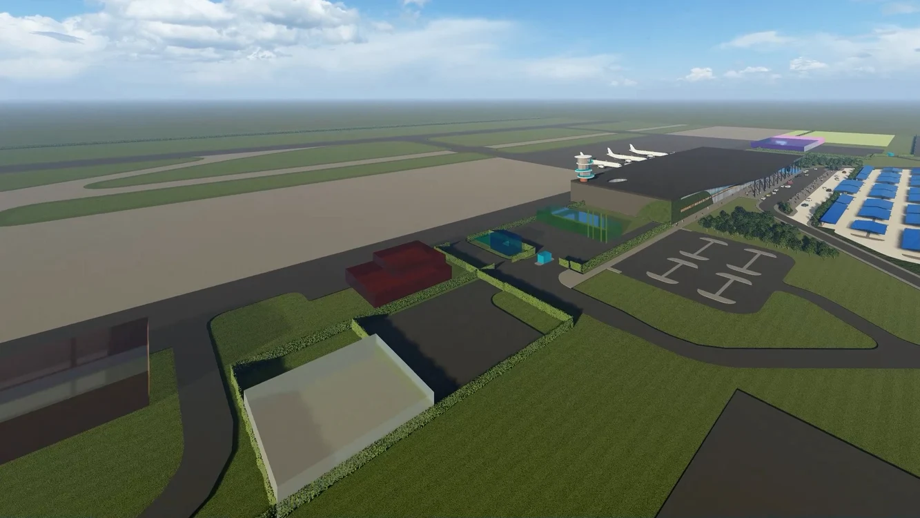 Cum va arăta aeroportul internațional Galați-Brăila FOTO: CJ Galați