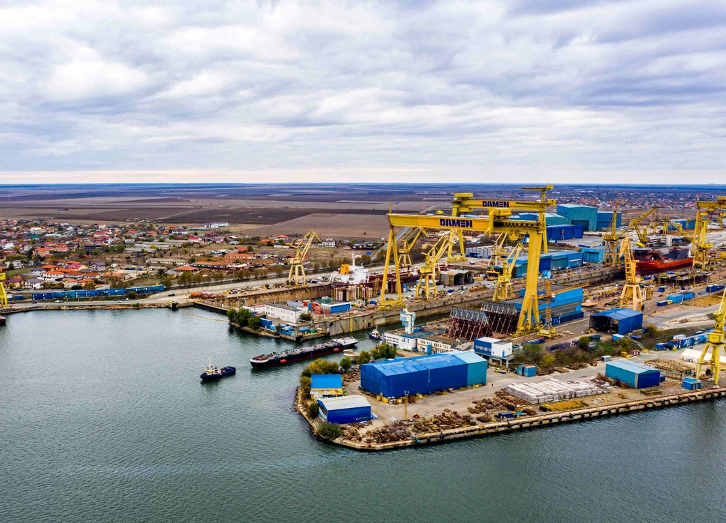 Damen este acționar minoritar al Șantierului de la Mangalia FOTO: Damen