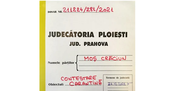 Dosar penal mos crăciun la judecatoria ploieşti