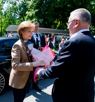 Majestatea Sa Margareta la Zilele Horticulturii Bucureștene 2025. FOTO: Daniel Angelescu, Casa Majestății Sale